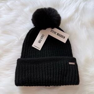 NWT - Steve Madden Knit Pom Beanie
